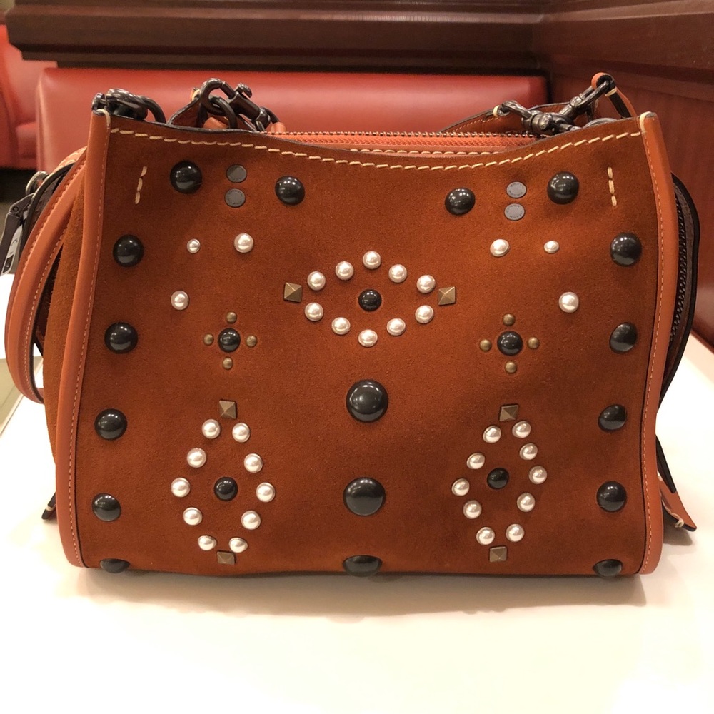 *ON HOLD* Coach 1941 Rogue 25 Suede Satchel Bag